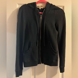 Burberry zip up hoodie size xs